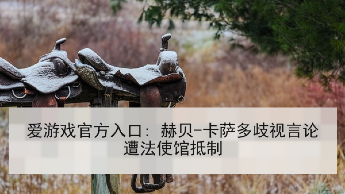 爱游戏官方入口: 赫贝-卡萨多歧视言论遭法使馆抵制 爱游戏官方入口: 赫贝-卡萨多歧视言论遭法使馆抵制